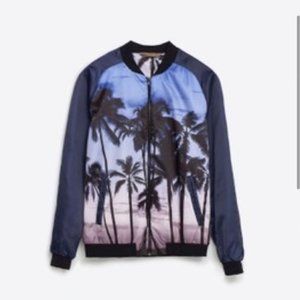 Zara Men's Tropical Bomber (see sizing)